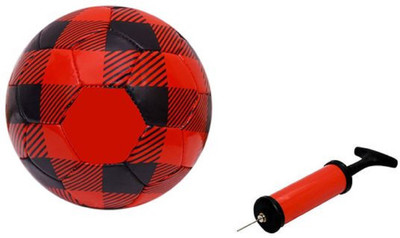 

Aristo FCB Red Football with Inflating Air Pump Football - Size: (Pack of 2, Multicolor
