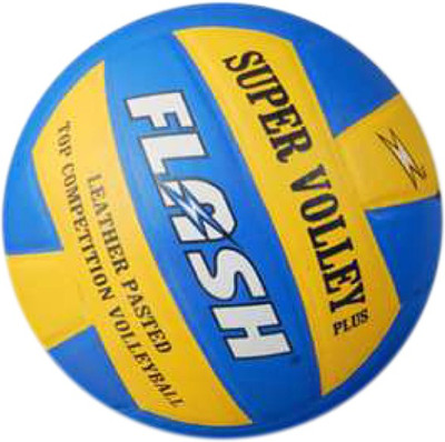 

Flash Volleyball Super Volley Plus Volleyball - Size: (Pack of 1, Multicolor