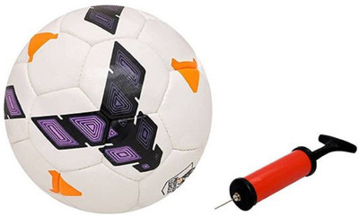 

ALEN Strike Purple Football + Air Pump Football - Size: (Pack of 2, Multicolor