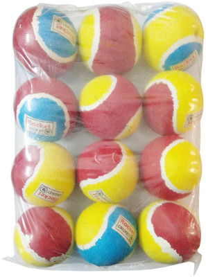 

Foricx Cricket Tennis Ball | Light Weight Cricket Ball, (Multi Color, Pack of 12 Pcs) Tennis Ball(Pack of 12, Maroon, Yellow, Orange, Blue, Green), Multicolor