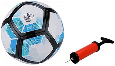 

Nice Laliga Blue White Football With Air Pump Free Football - Size: (Pack of 2, Multicolor