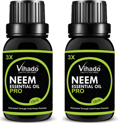 

VIHADO Neem Oil for Hair & Skin (18 ml) (Pack of 2)(18 ml)