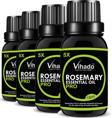 

VIHADO Rosemary Essential oil - 18ml (18 ml) (Pack of 4)(18 ml)