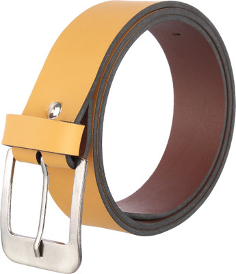 

Hob London Fashion Men Party Yellow Synthetic Belt