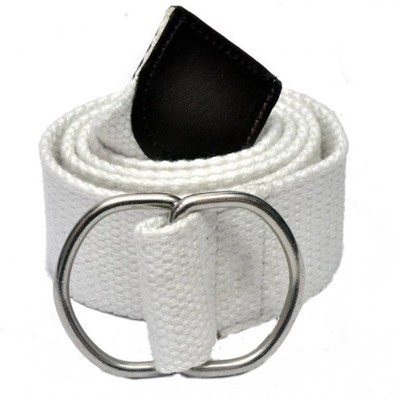 

ASF Men & Women Party White Fabric Belt
