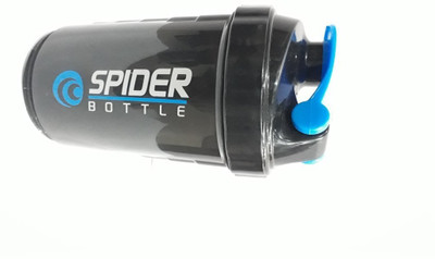 

SSD Gym supplements Shaker Spider bottle - Leak proof Attractive and functional gym supplements shaker 500 Shaker(Pack of 1, Black)