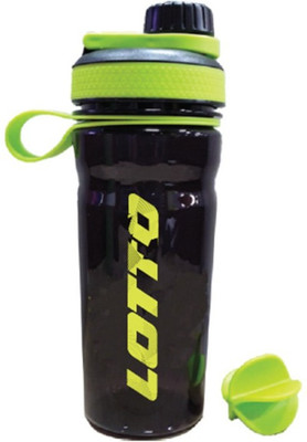

Lotto Shaker Divine 600 ml Sipper(Pack of 1, Black, Green), Black;neon