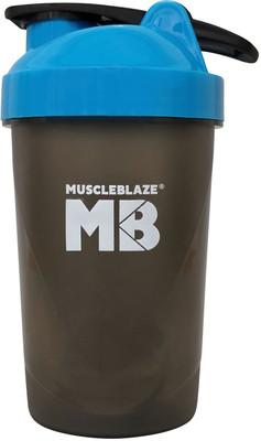 

MuscleBlaze Small Ziddi Hoon Main Shaker 400 ml Shaker(Pack of 1, Blue)