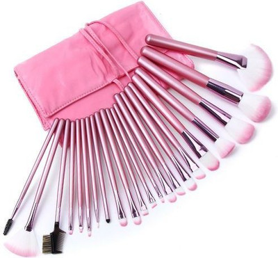 

NEOTIS Styler Make Up Brush Kit of 24 (Pack of 24) (PINK)(Pack of 24)