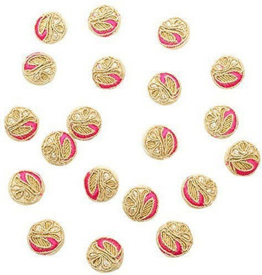 

Fabric and Lace BT055D Metal, Fabric Buttons(Pack of 20)