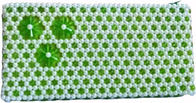 

Rosy Casual, Party Green Clutch