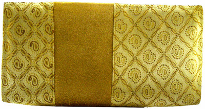 

Abqa Casual, Party Gold Clutch