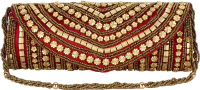 

Favria Party, Casual Maroon Clutch