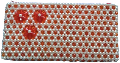 

Rosy Casual, Party Orange Clutch