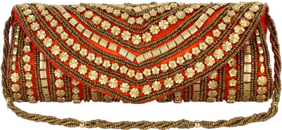

Favria Party, Casual Orange Clutch
