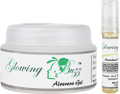 

Glowing Buzz Herbal Vitamin E oil and Aloevera Gel(Set of 2)
