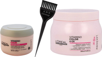 

A B S Group hair dye brush, loreal vitamino color AOX hair spa, vitamino color hair masque- Pack of 3(Set of 1)