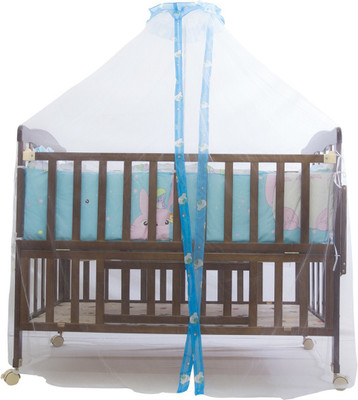 

Baybee Premium Deluxe Handcrafted Elegant Wooden Cradle cum Cot with Crib Bedding Set(Brown)