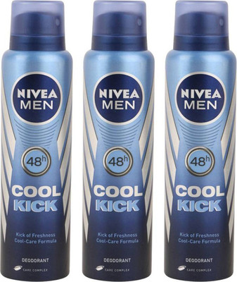 

Nivea Nevea Man cool kick Deodorant Spray - For Men(450 ml)