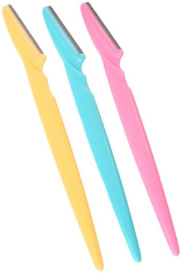 

Bluwings Fency Women Eyebrow Facial Hair Epilator Eyebrow Razor Disposable Disposable Razor(Pack of 3)