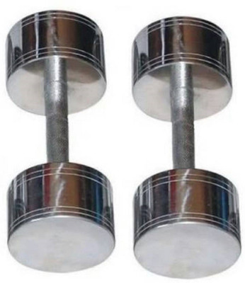 

Lasari 10 kg STEEL DUMBBELL PAIR Fixed Weight Dumbbell(10 kg)
