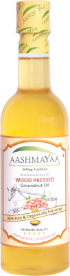 

Aashmayaa Wood/Cold Pressed Groundnut Oil Plastic Bottle(500 ml)