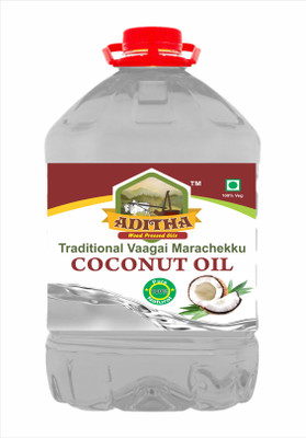 

Aditha Cold Pressed Coconut Oil Plastic Bottle(5 L)