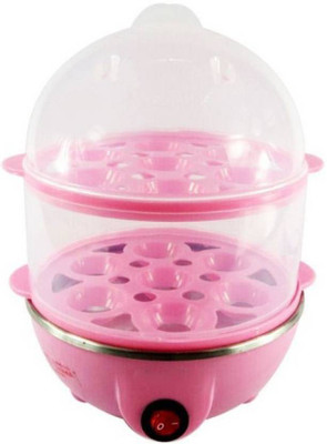 

Zeom Double Layer Egg Boiler (2 L, Pink) Egg Cooker(14 Eggs)