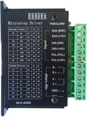 

TECHNOLOGYBAZAR 4a 9v - 42v Micro-step Cnc Single Axis Tb6600 Stepper Motor Driver Controller Power Supply Electronic Hobby Kit