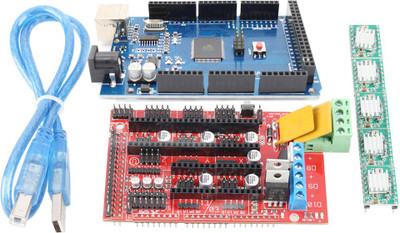 

TECHNOLOGYBAZAR RAMPS 1.4 + MEGA 2560 + 5pcs A4988 FOR CNC PRUSA Micro Controller Board Electronic Hobby Kit