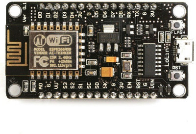 

robokitshop NodeMcu Lua ESP8266 CH340G ESP-12E Wireless WIFI Internet Development Board Micro Controller Board Electronic Hobby Kit