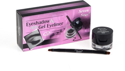 

Seven Seas Eyeshadow & Gel Eyeliner 2 in 1 7 g(Black)