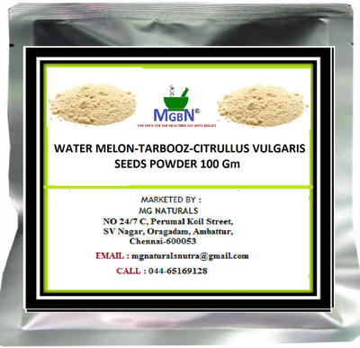 

MGBN WATER MELON-TARBOOZ-CITRULLUS VULGARIS SEEDS POWDER 100 GM(100 g)