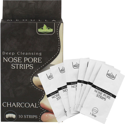 

Ear Lobe & Accessories Charcoal Deep Cleansing Nose Pore Strips (10)(10 g)