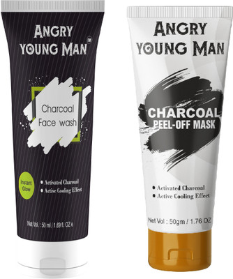 

Angry Young Man Activated Charcoal Face Wash and Peel off Mask Combo Face Wash(50 g)