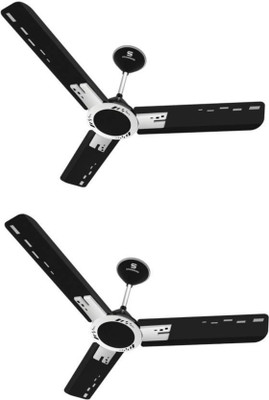 

Havells DASHER JAZZ 3 Blade Ceiling Fan(BLACK, Pack of 2)