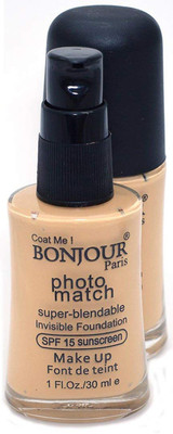 

Bonjour Paris Photo Match Invisible Foundation(Fair to wheatish)