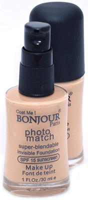 

Bonjour Paris Photo Match Invisible Foundation(Wheatish to dusky)