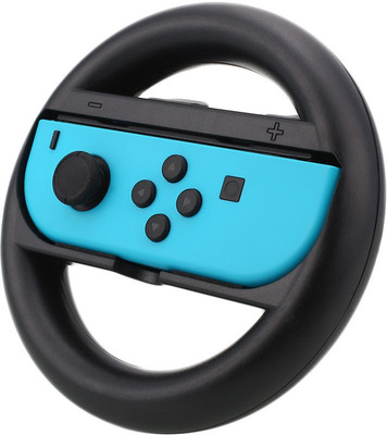 

Microware Steering Wheel handle Grips for Switch Game, Racing Wheel Joy-Con Grips Set for Switch Controller (2 Pack, Black) Gaming Accessory Kit(Black, For PC)
