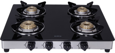 Elica 594 Ct Dt Vetro 1j Steel, Glass Manual Gas Stove