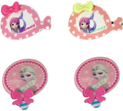 

New Arihant Traders New Arihant Traders- Hair Clip/Hair Pin for baby Girls/Kids (Multicolor) (4 pieces) Hair Accessory Set, Hair Clip, Hair Pin, Tic Tac Clip(Multicolor)
