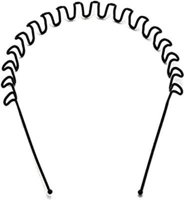 Garg Traders UNISEX WAVY HAIR RING Hair Band(Black)