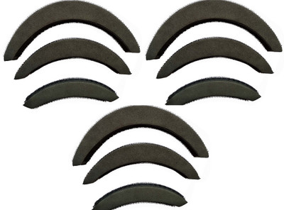 

CartKing Hair Bumpits - Puff Maker For Girls-Women (Combo of 9 banana bumpits) Hair Accessory Set(Black)