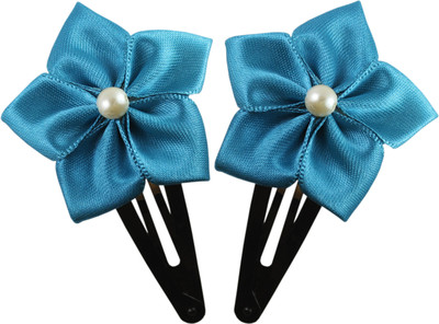 

Threads N Ribbons Ribbon Flower Tic Tac Clip(Blue)