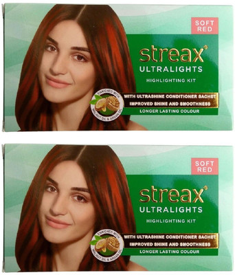 

STREAX Ultralight Highlighting Kit Soft Red Hair Color(Soft Red)