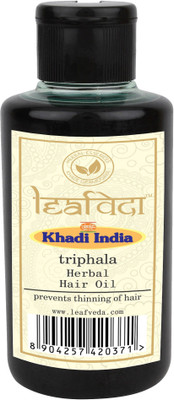 

Leafveda Khadi Leafveda Triphala Hair oil-Prevents Thinning of hair Hair Oil(210 ml)