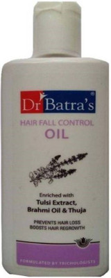

Dr. Batra's Hair Fall Control Oil Enriched With Tulsi Extract, Brahmi Oil & Thuja (200ml) Hair Oil(200 ml)