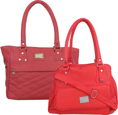 

Element Cart Hand-held Bag(Pink, Red)