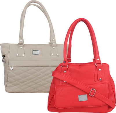 

Element Cart Hand-held Bag(Grey, Red)