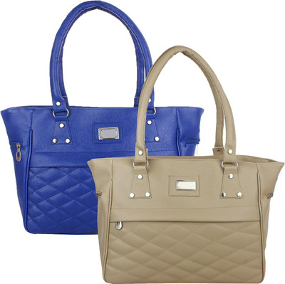 

Element Cart Hand-held Bag(Beige, Blue)
